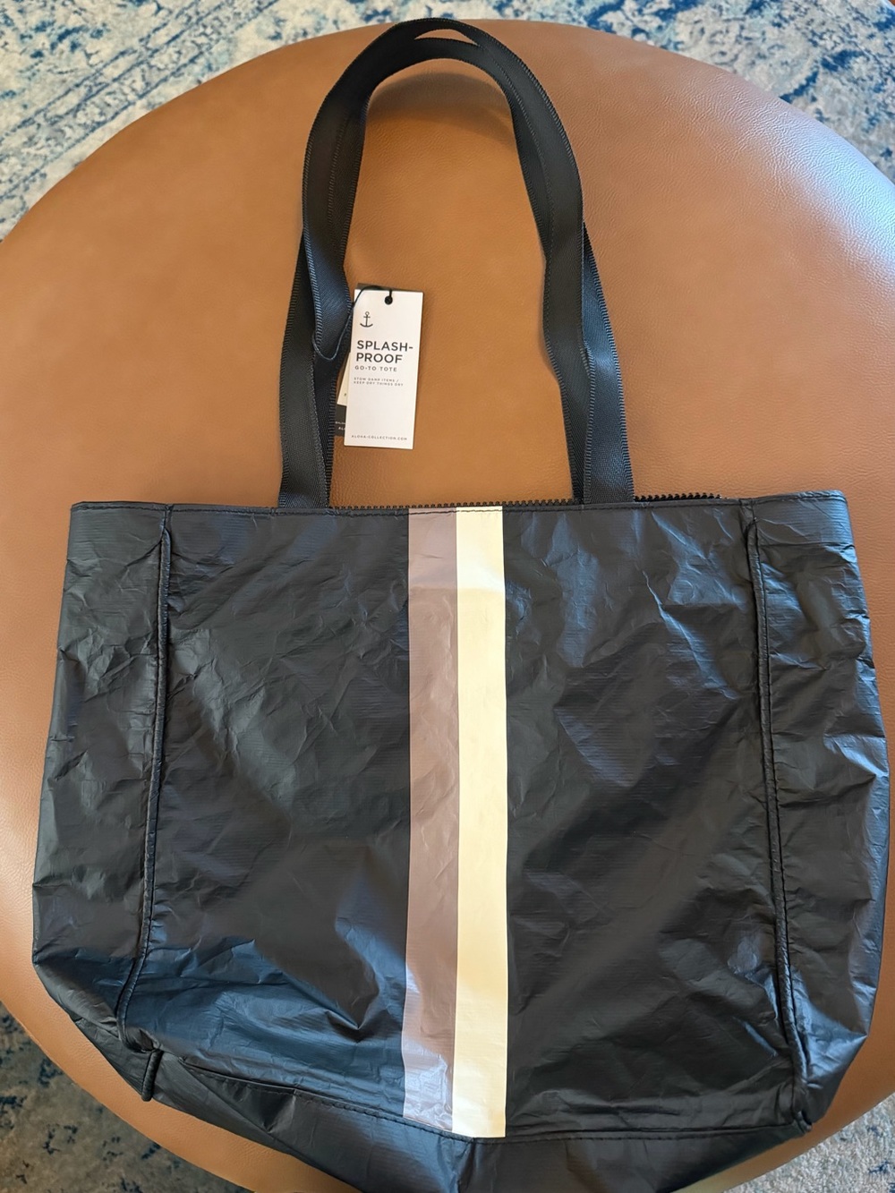 [NWT] Aloha Collection Go-To Tote Le Voyageur - Caffe On Black - Picture 3 of 6